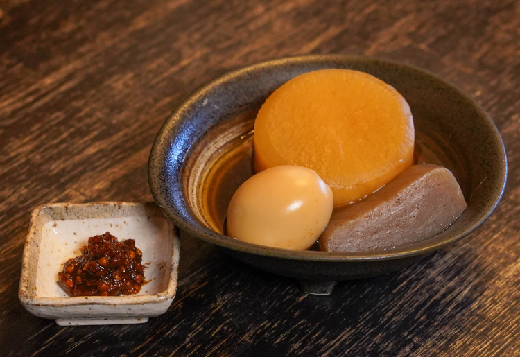 蕎麦出汁おでん 人気の定番3種