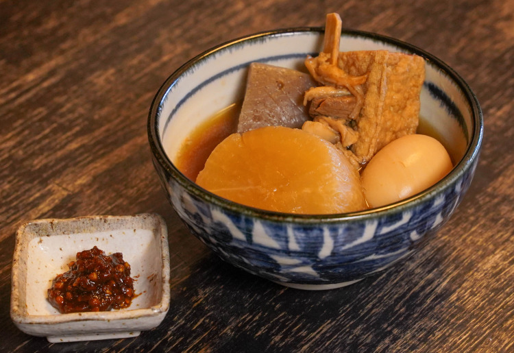 蕎麦出汁おでん 料理長おまかせ5種